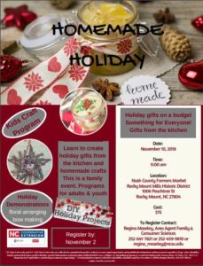 Cover photo for Homemade Holiday Program