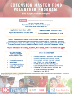 Cover photo for Extension Master Food Volunteer Program