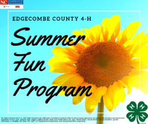 Edgecombe County 4-H Summer Fun Program