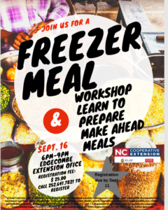 Freezer Meal flyer image