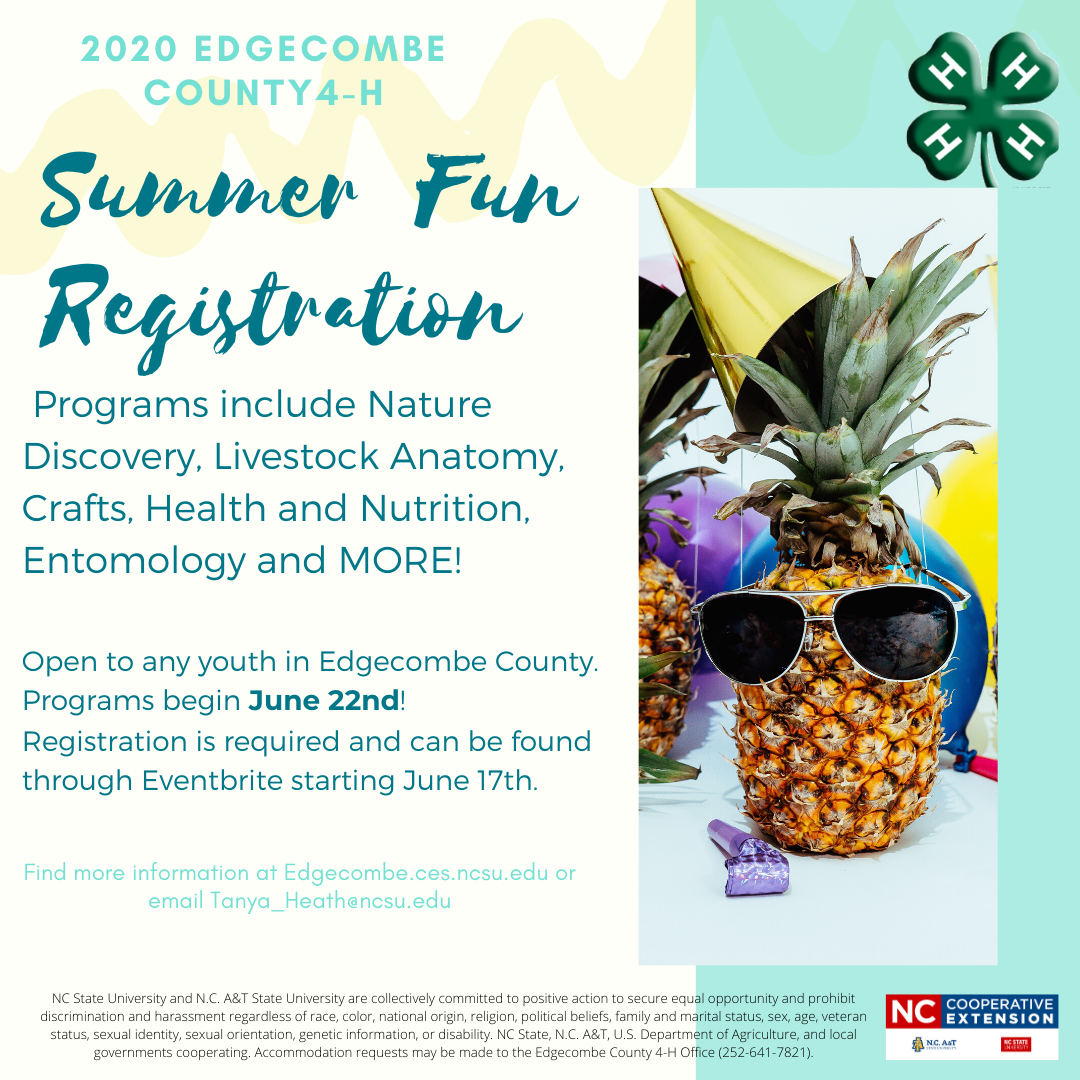 2020 Summer Fun Registration Extension Marketing and