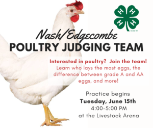 Cover photo for Nash/Edgecombe Poultry Judging Team - Join Now!