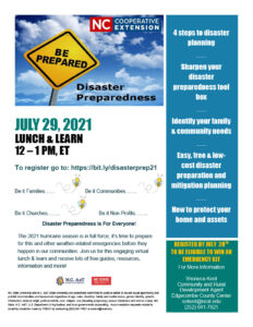 Be Prepared flyer image