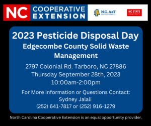 Cover photo for 2023 Pesticide Collection Day