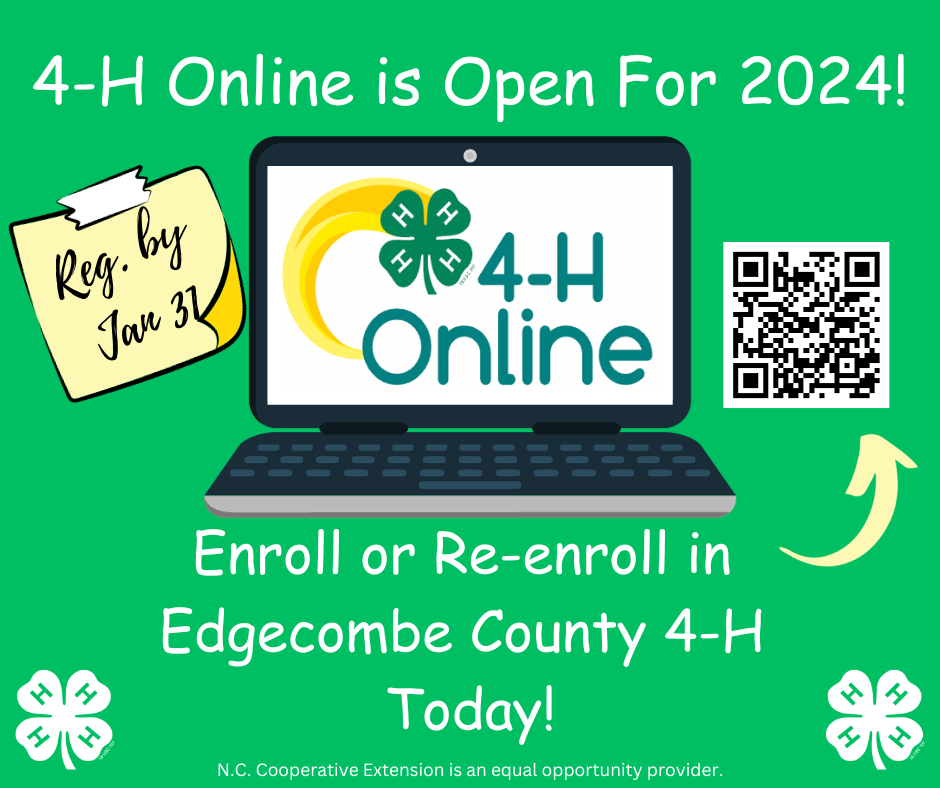 4-H Online is Open for 2024!