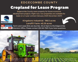 Cover photo for Edgecombe County Farmland Lease