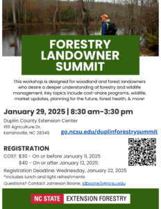 Duplin Landowner Summit Flyer