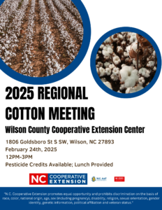 Cover photo for 2025 Regional Cotton Meeting